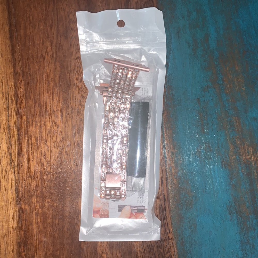 Dystom Pink Crystal Apple Watch Band 42mm 44mm - Picture 2 of 2